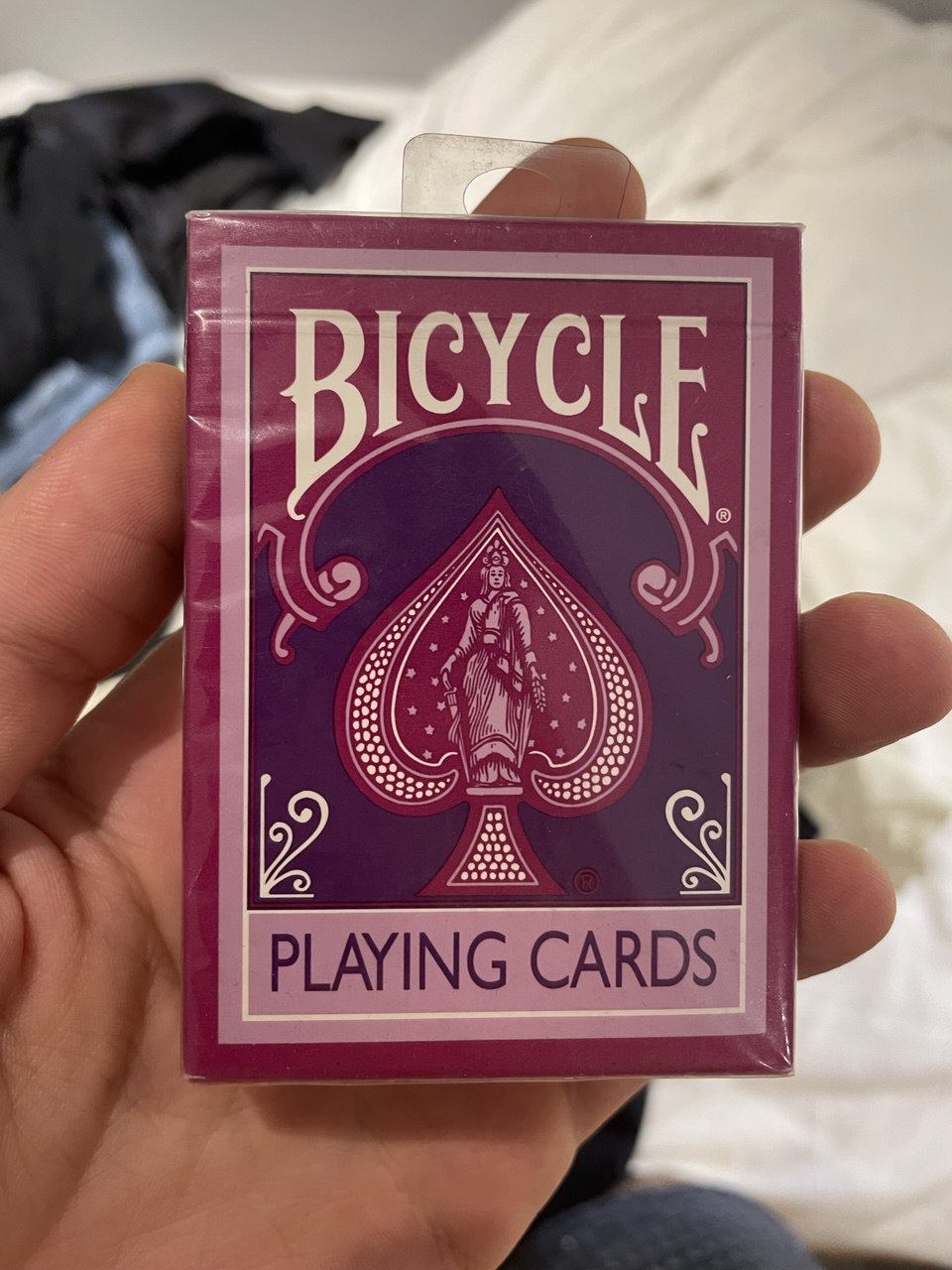 Колода карт bicycle magenta